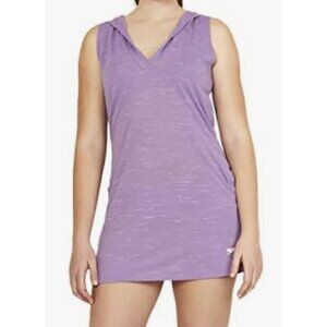Speedo Women's Fairy Wren Sleeveless Hooded Cover-Up Swimwear Dress Size Small